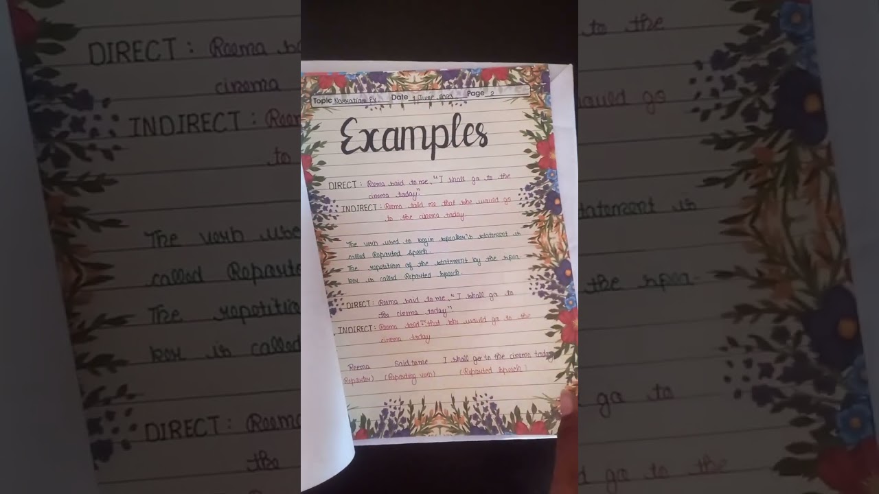 English Project file on topic-Narration#shortvideo