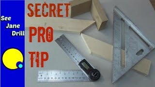 The Secret Formula for Making Perfect Miter Cuts When Less Than 90 Degrees