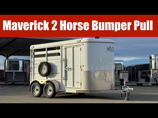 Preview image of Maverick 2 Horse Bumper Pull Why Buy Used From Us? youtube video