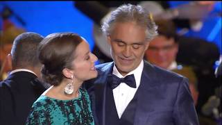 Andrea Bocelli &amp; Carly Paoli with David Foster   I&#39; te vurria vasà