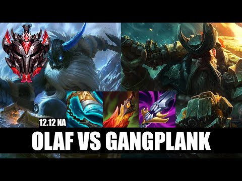 Olaf Top vs Gangplank Grandmaster NA 12.12