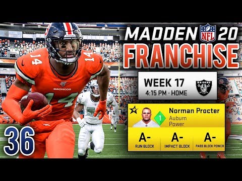 Year 2 Finale w/ Season Recap & Offseason Preview - Madden 20 Broncos Franchise (Y2:G16) - Ep.36