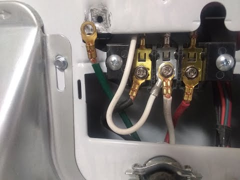 Dryer cord 4 to 3 prong change out - with added ground wire (DIY)