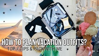 HOW I PLAN MY VACATION OUTFITS + PACK WITH ME FOR ITALY