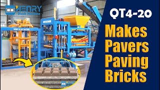 How to set correct parameters of hydraulic hollow block machine to produce pavers paving bricks ?