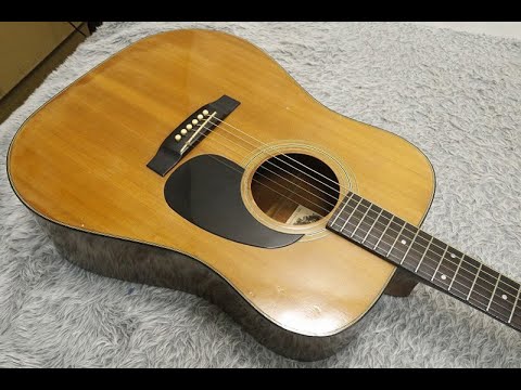 Rare Vintage YAMAKI 1970's made Acoustic Guitar F-115 Made