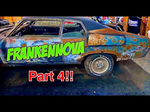 1972 Chevy Nova Rear Panel Install on 1974 Chevy Nova