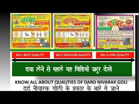 Chanda Ayurvedic Tablets - Pack of 30 tablets - A++ and A1