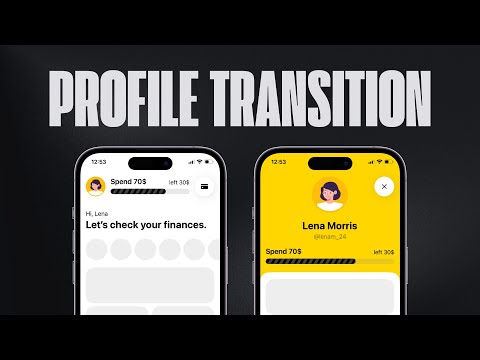 SwiftUI Hero Transition: Home to Profile