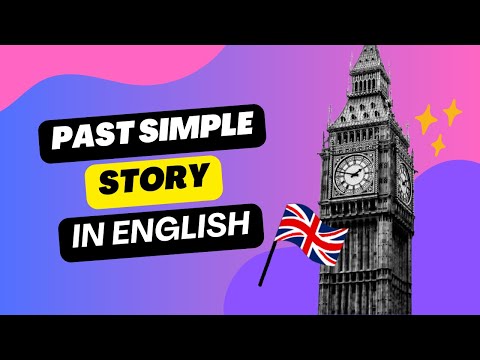PAST SIMPLE Story with IRREGULAR VERBS in English 🇬🇧