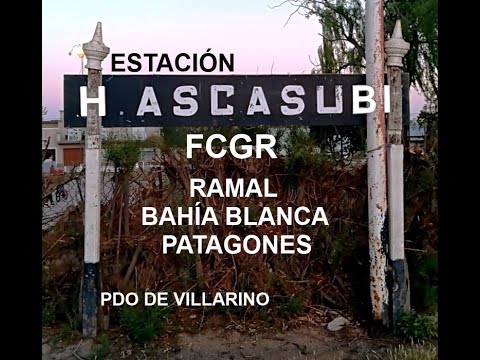 Estación Hilario Ascasubi  Ramal Bahía Blanca - Patagones FCGR Pdo. de Villarino, Pcia de Bs As.