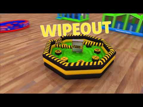 3D animated fly-thru video UK inflatable park