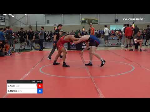 70 Kg Round Of 128 Eric Yang Northwestern Vs Benjamin Barton Campbell
