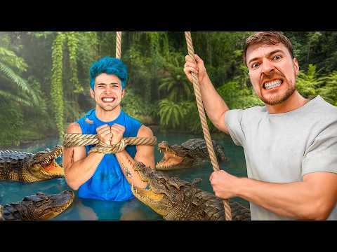 I SURVIVED 24 HOURS IN THE JUNGLE WITH MrBeast!!