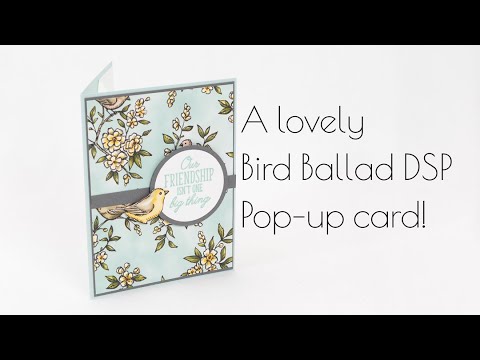 SS008   Easy Bird Ballad pop up card