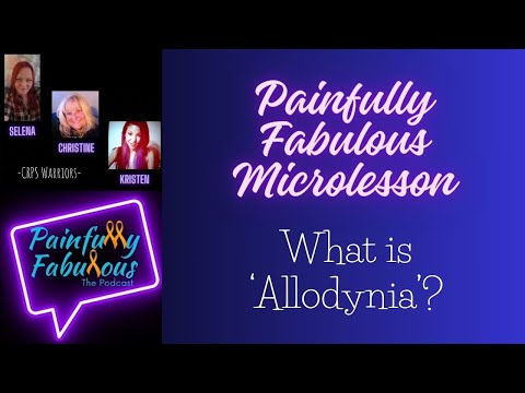 Allodynia explained in 1 minute