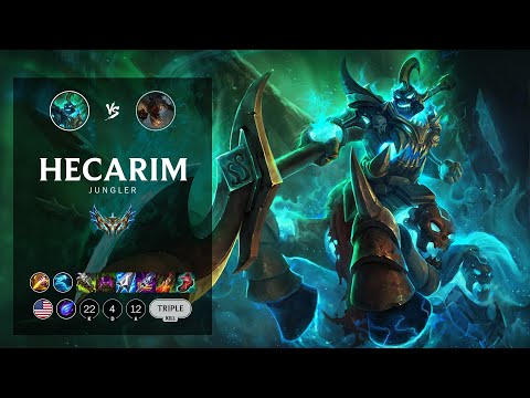 Hecarim Jungle vs Fiddlesticks - NA Challenger Patch 12.14