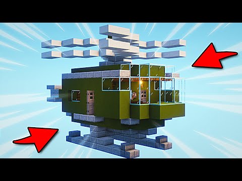 Helicopter Landing Pad Idea in Minecraft | Timelapse Animation