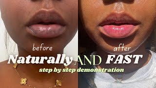 *HIGHLY requested* Turn Your Dark Lips Pink FAST At Home! (updated STEP-by- step tutorial)