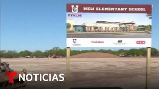 Avanza la construcción de la nueva escuela primaria de Uvalde | Noticias Telemundo