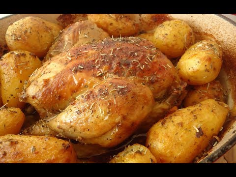POLLO AL LIMONE CON LE PATATE ALLA GRECA | ricetta deliziosa e facilissima