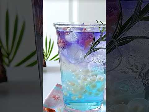 ✨Aesthetic drink✨blue ombré purple drink💙💜🧊