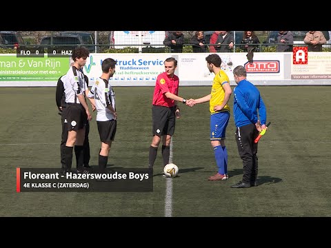 Samenvatting Floreant - Hazerswoudse Boys (zaterdag 2 april)