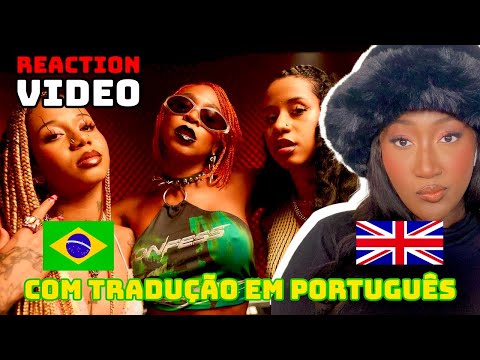 BRITISH REACTION TO BRAZILIAN RAP | Karol Conká, Tasha & Tracie - Negona [REACTION/REAÇAO]