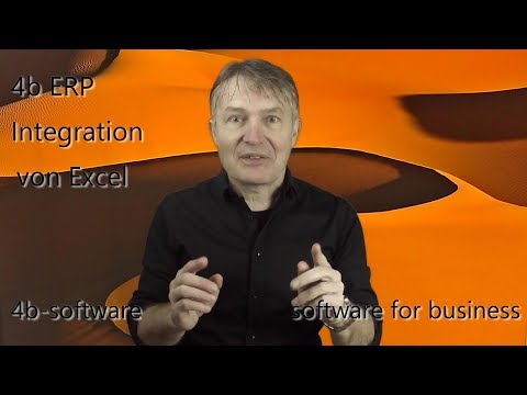 4b-ERP Excel Integration - Software für Handwerk und Handel