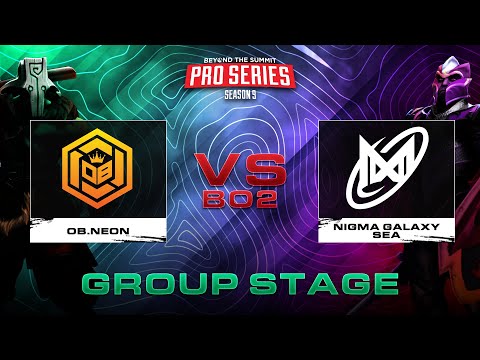 Nigma Galaxy Sea vs OB Esports x Neon Game 2 | BTS Pro Series Season 9: Southeast Asia