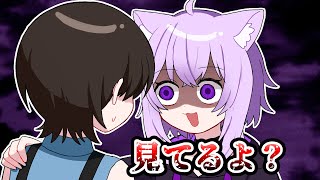 寝たいスバルと寝かせたくないおかゆん【ホロライブ手描き切り抜き/大空スバル/猫又おかゆ】