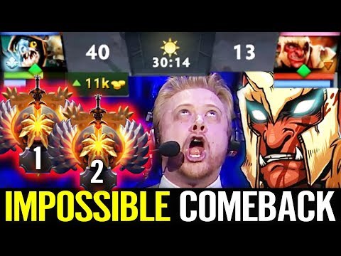 IMPOSSIBLE COMEBACK - TEAM FEED TOP SEA MMR Pro Carry Troll Warlord Dota 2