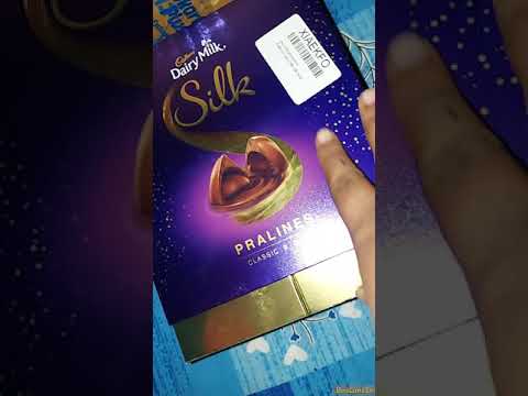 Cadbury Dairy Milk Silk Pralines Classic and Dark Bars .