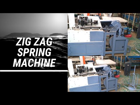 Zig Zag Spring Machine