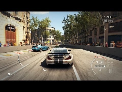 Grid Autosport PC: Multiplayer Race - Mercedes-Benz SL65 AMG Black in Barcelona, Street Discipline