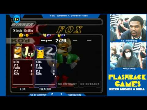 Flashback Games Presents: Tournament 17 - Flamin Roy (Fox) Vs. Koopa2King (Sheik) Winners Finals