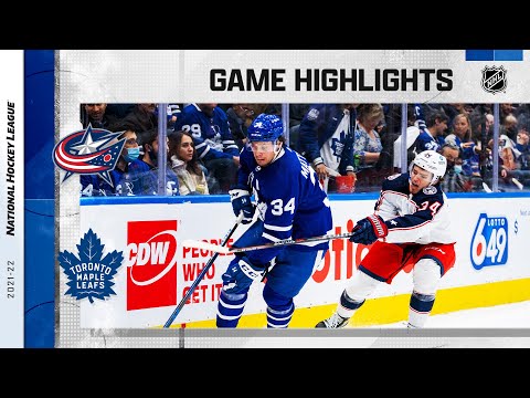 Blue Jackets @ Maple Leafs 12/7/21 | NHL Highlights
