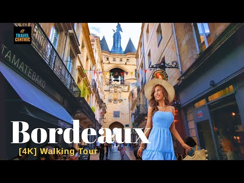 Most Beautiful City in France - BORDEAUX 🇫🇷 VIrtual Walking Tour [4K]