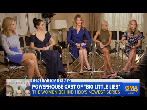 , title : 'Big Little Lies Interview with Reese Witherspoon, Nicole Kidman, Shailene Woodley, Zoe K.& Laura D.'