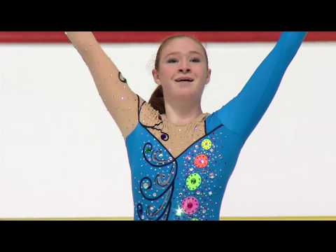 Nina POLSAK SLO Ladies Free Skating - Zagreb 2017