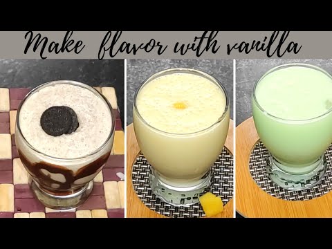 Make flavor with vanilla|3 types of Refreshing Shakes | Welcome Drinks for Guests Recipes