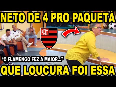 Neto got down on all fours for Paquetá and Flamengo live on air! What madness was that?!
