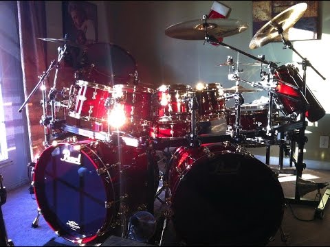 Jeff Wald - Tour of Pearl Masterworks Red Bubinga Kit