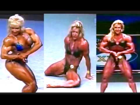 FBB Bodybuilder Gayle Moher and Amy Pazzo 1999 Jan Tana Pro