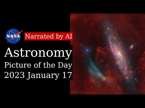APOD: 2023-01-17 - Unexpected Clouds Toward the Andromeda Galaxy (Narrated by Amy)