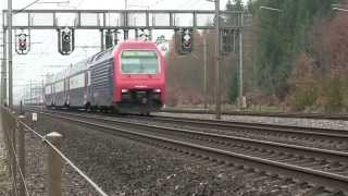 preview picture of video 'Trafic ferroviaire à Rupperswil'