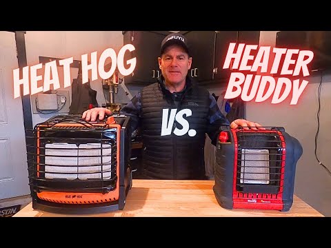 #153 Heat Hog vs Heater Buddy - Heat Hog 18,000 BTU Portable Propane Heater Review