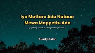 Download lagu Iyya Mattaro Ada Nataue Mewa Mappettu Ada - Cover Dianty Oslan || Lirik & Terjemahan lagu bugis mp3 Download lagu Iyya Mattaro Ada Nataue Mewa Mappettu Ada - Cover Dianty Oslan || Lirik & Terjemahan lagu bugis mp3