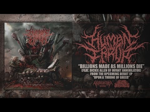 HUMAN ERROR - BILLIONS MADE AS MILLIONS DIE (FEAT. DICKIE ALLEN) [SINGLE] (2017) SW EXCLUSIVE