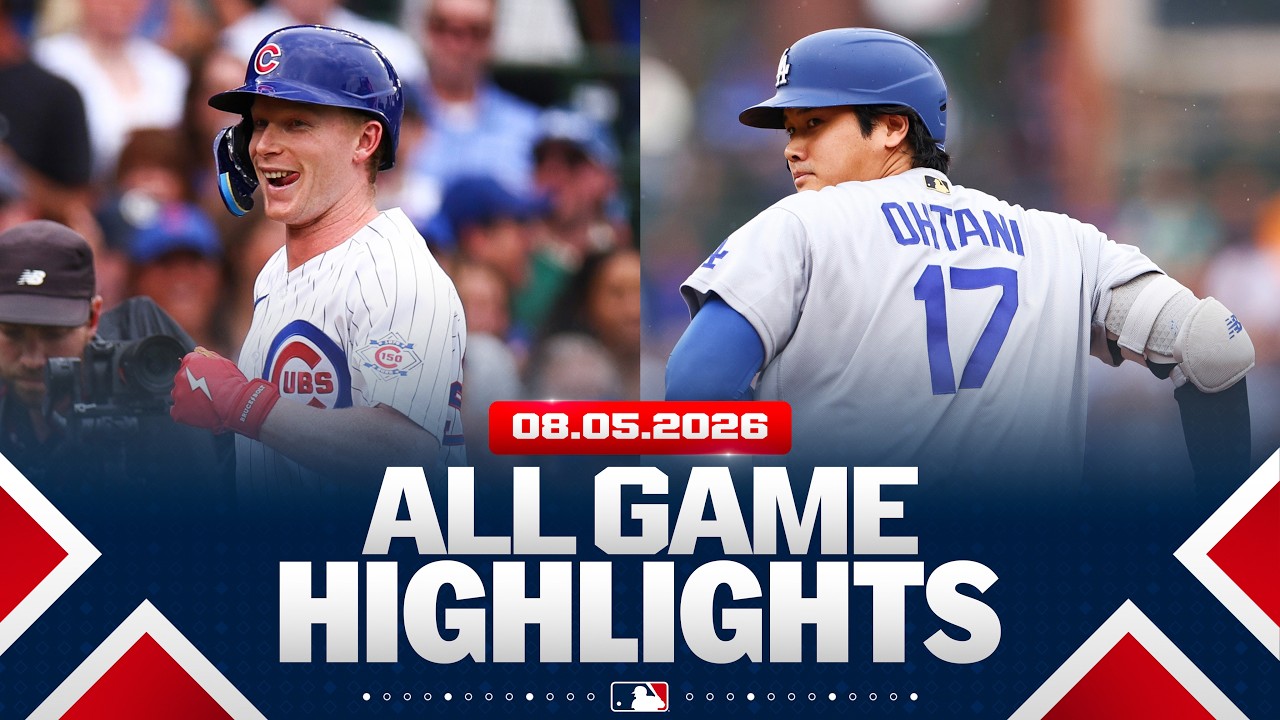 Highlights from ALL GAMES on 8/5 (PCA, Ohtani each homer TWICE, Arraez's 1st Phillies HR and MORE!)